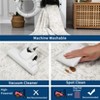 Machine Washable Indoor Rug, Non-Slip Low Pile Carpet for Living Room Hallway, Soft Geometric Design, Stain Resistant & Foldable - 3 of 4