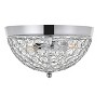 Elegant Lighting Taye 2 light Chrome Flush Mount - 3 of 4
