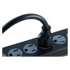 GE 6 Outlet Surge Protector with 4' Extension Cord Twist To Close Safety Covers Black - image 3 of 4