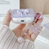 HTUTWOO Compatible with AirPods Pro 2/1 Case , 3D Bow Pattern iPods Pro 2 Cases with Keychain, Protective Case,Cleanner Kit for Girls Women - 3 of 4
