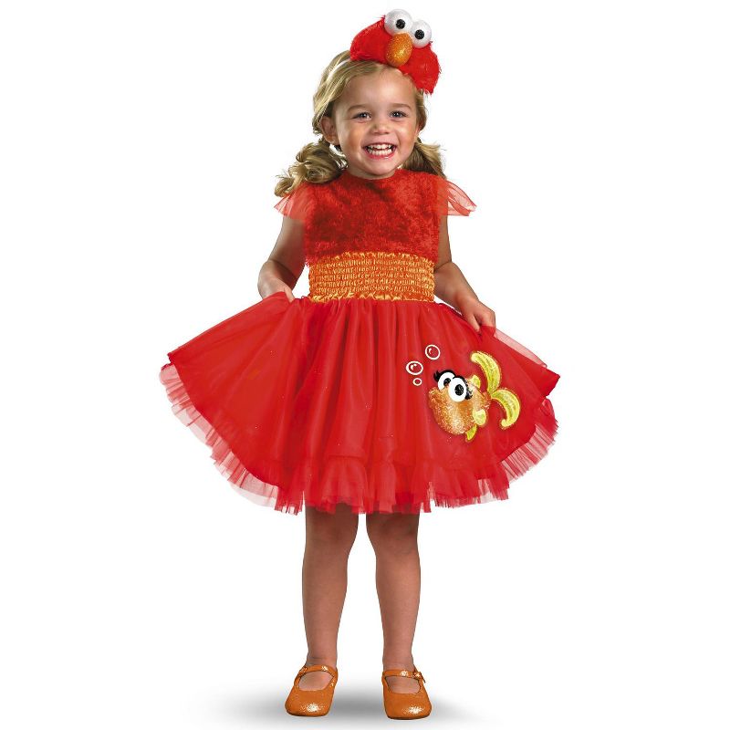 Sesame Street Sesame Street Frilly Elmo Toddler/Child Costume, Child (4-6X), 1 of 2