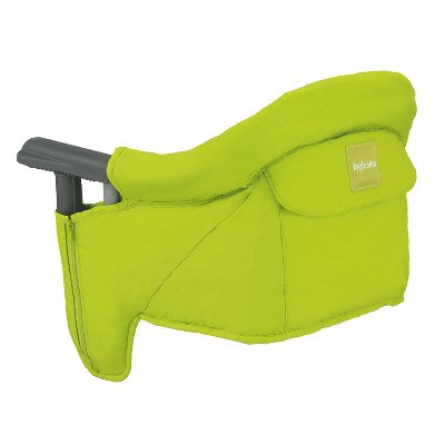 Inglesina Fast Table Hook On High Chair Booster Foldable And Portable Dining Seat With Storage Pocket For Babies and Infants Up To 36 Months, Lime