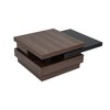 NicBex Modern Coffee Table with Rotatable Top and Hidden Storage Space for Living Room and Office - image 4 of 4