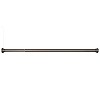 Versailles Indoor/Outdoor Stainless Steel Heavy Duty Curtain Tension Rod for Windows Graphite - 2 of 3