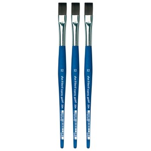 da Vinci FORTE BASIC Student Brush, Synthetic, Acrylic, Flat, Series 394, Size 12, Pack of 3 - 1 of 3