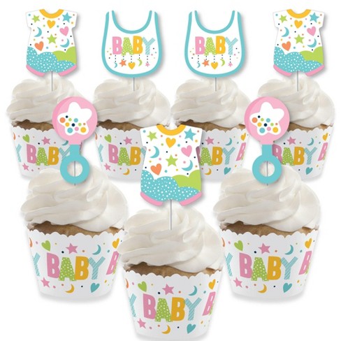 Baby shower best sale cupcake holders