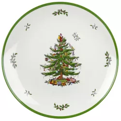 Spode Christmas Tree 14 Inch Round Melamine Platter - 14 Inch