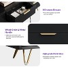 Acekool TV Cabinet with LED Lights, Power Outlets & 8 Drawers, TV Stand and Storage for 32-65 Inch TVs, Metal Frame, Wood Top - 4 of 4