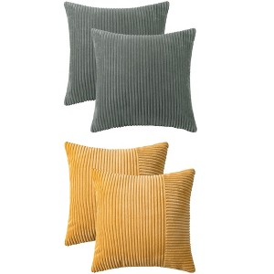 REGALWOVEN 4 Pcs Modern Couch Sofa Home Pillow Covers 18" x 18" - 1 of 4