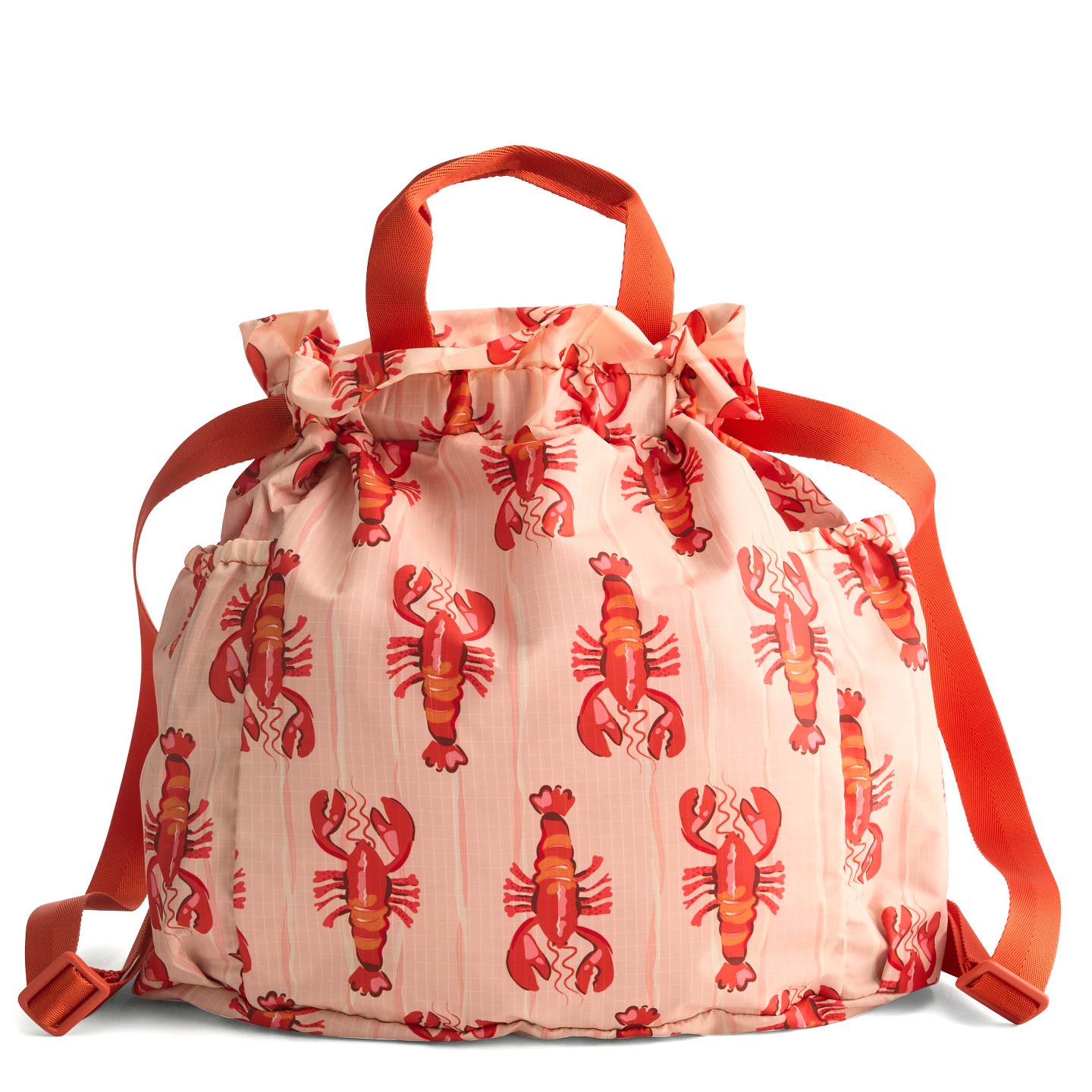 Рюкзак Vera Bradley Outlet Ripstop Deluxe Drawstring Lobster Clause — фото 1