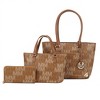 MKF Collection Lady II M Signature Large Tote, Small Tote & Wallet Set Vegan Leather, Stylish Women’s Handbag M Design by Mia K - 2 of 4