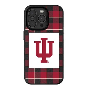 Keyscaper NCAA Big Ten Universities Plaid MagSafe Compatible Cell Phone Case for Apple iPhone - 1 of 4