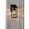 Progress Lighting, Port Royal, 1-Light Wall Lantern, Black, Clear Glass Shade - 2 of 4