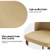Elisa Mid-century Modern Upholstered Dining Chair Set of 4 | ARTFUL LIVING DESIGN - 4 of 4