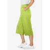 Woman Within Plus Size Elastic-Waist Knit Capri Pant - 4 of 4