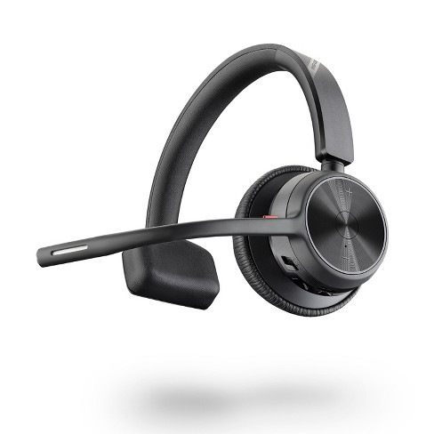 Poly Voyager 4310 Uc Wireless Headset - Single-ear Headset With Boom Mic - To Pc / Mac Usb-a Bluetooth Adapter, Cell Phone Via Bluetooth : Target