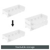 mDesign Water Bottle / Wine Rack Storage Organizer, 2 Pack - Light Gray - 4 of 4