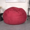 GDFStudio Modern 52" Microfiber High-Density Foam Bean Bag Chair - 4 of 4