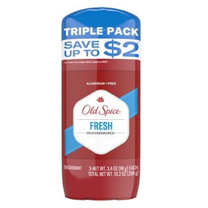 Old Spice Men's Deodorant - Legendary Fragrance Fresh - 3.4oz/3pk - 1 of 4