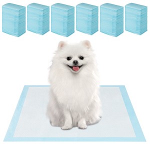 Tangkula 18"x 13"(300 Counts) Dog Potty Training Pads Puppy Pee Pads w/ Quick-Drying - 1 of 4