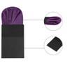 Allegra K Men's Pre-folded Pocket Squares Polka Dots Round Shaped Suit Handkerchiefs - 2 of 4