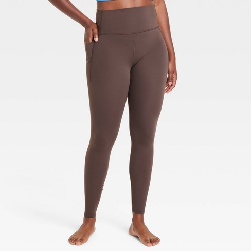 Women's Everyday Soft Ultra High-rise Pocketed Leggings 27 - All In Motion™  Espresso Xxl : Target