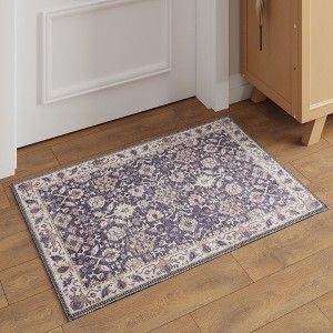 Maxax Machine Printed Vintage Area Rug For Living Room, Hallway Runner, Entryway Rug - 1 of 4