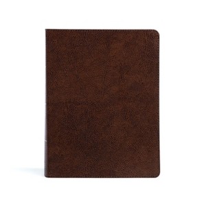 CSB Pastor's Bible, Verse-By-Verse Edition, Brown Bonded Leather - by  Csb Bibles by Holman (Leather Bound) - 1 of 1