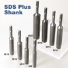 Unique Bargains 40CR Rotary Hammer Drill Plus SDS Ground Rod Bits - 4 of 4