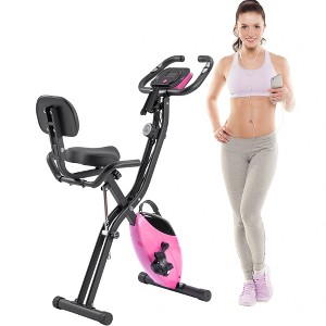 KTMBDW Foldable Exercise Bike Stationary Bikes for Home, 5 IN 1 Indoor Workout Bike, Cycling Bike with 16-Level Adjustable Resistance - 1 of 4