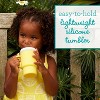 LunaLulinlk Adorable Miniature Tumbler with Leak-Resistant Straw and Toddler-Friendly Handle, Encourages Hydration, 9 fl. oz, Sunshine - 4 of 4
