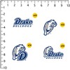 Drake University 100Ct Sticker Packs Miscellaneous 100 Ct. Sticker Pack - 2 of 4