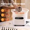 VEVOR Pottery Wheel, Direct Drive Ceramic Wheel with Shaping Tools for DIY Art Craft, 10 inch Pottery Forming Machine, 350W Electric Wheel,  White - 3 of 4