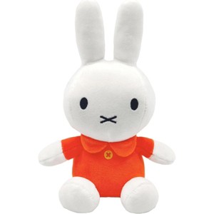 Color your World with Miffy Miffy with Orange Sewn-In Dress 8" Inch Collectible Stuffed Animal Plush Toy - 1 of 3