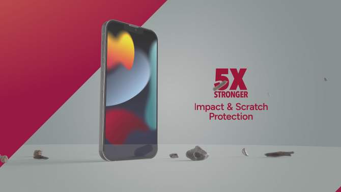ZAGG Samsung Galaxy S20 FE 5G InvisibleShield Glass Elite+ Screen Protector with Anti-Microbial Technology, 2 of 6, play video