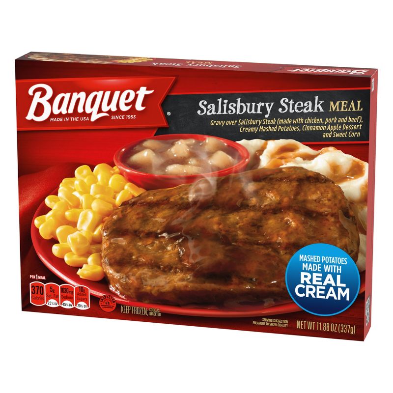 Banquet Frozen Salisbury Steak Meal - 11.88oz, 3 of 4