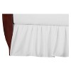 TL Care Cotton Percale Crib Skirt - image 2 of 3