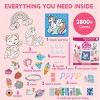 Joyfy 16 Pcs Gem Art Kit for Kids- Big Gem Diamond Painting Craft with 5D Gem, Arts & Crafts DIY Art Kit, Birthday Christmas Gift for Girls Ages 6-12 - 3 of 4