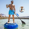 Costway 10' Inflatable Stand Up Paddle Surfboard W/Bag Aluminum Paddle Pump - 4 of 4