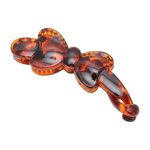 Unique Bargains Fashion Bow Hair Clips Hairdo Clip 1 Pc - 1 of 4