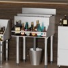 VEVOR Commercial Ice Bin, 61.6 L Underbar Ice Bin, 24 x 24.2 x 37 in Stainless Steel Ice Chest with Sliding Lid, Bottle Holders, Silver - 2 of 4