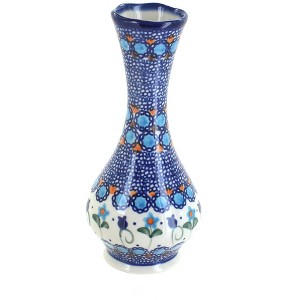 Blue Rose Polish Pottery 145 Vena Small Bud Vase - 1 of 1