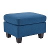 CAVINAS Ottoman Foot Rest, Ottoman Bed with Cushions, Birch Legs Footrest Ottoman for Bedroom, Living Room - 4 of 4