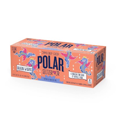 Polar Jrs Dragon Whisper Sparkling Water - 10pk/7.5 fl oz
