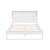 Queen Size Platform Bed, Wood Bed Frame With Storage Headboard, Sockets, USB Ports, Load Bearing Up To 400LBS, No Box Spring Required - 3 of 4