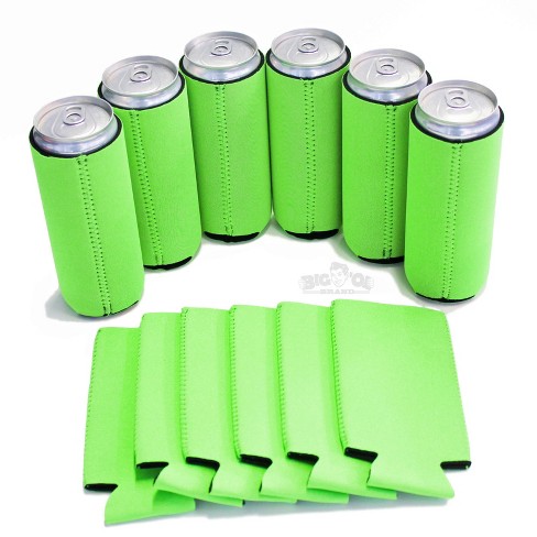 Ultra 12 Ounce Neoprene Slim Can Cooler 4 Pack Assorted : Target