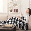 PiccoCasa Chenille Couch Sofa Chair Bed Living Room Throw Blankets with Fringe Tassel Lightweight 1 Pc - 3 of 4