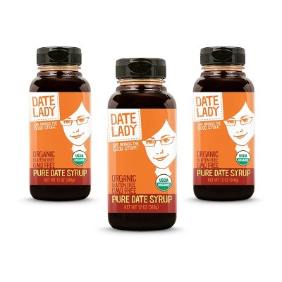 Date Lady Original Date Syrup - 36oz/3ct