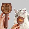 BABYYER Pet Hair Cleaner Brush, for Effortless Fur Removal, For Dog Cat Remove Tangled Hairs Massages Brush Pets Hair sCleaning Comb Pets Accessories - 3 of 4