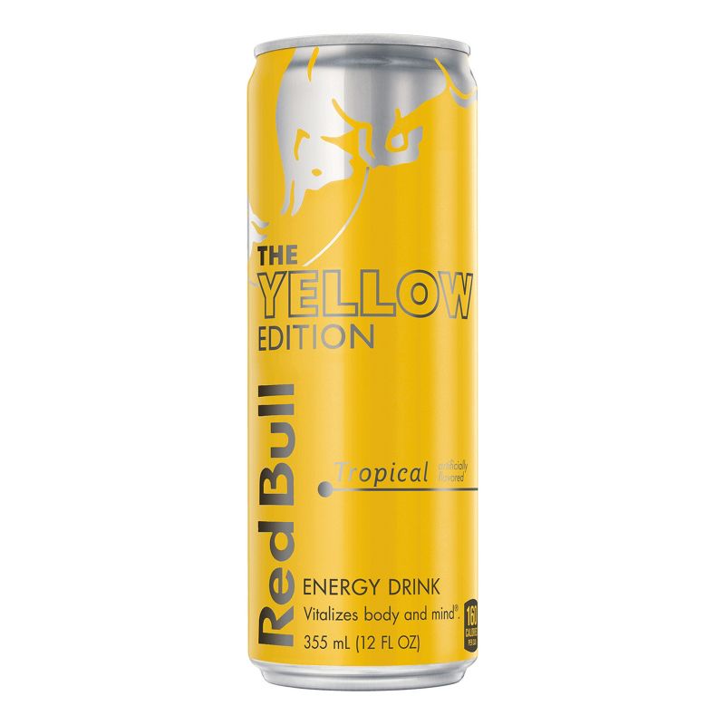Red Bull Yellow Edition Tropical Punch Energy Drink - 12 fl oz Can, 1 of 9
